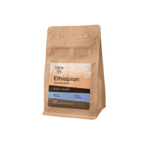 دانه قهوه تک خاستگاه اتیوپی برشته کاری ردتری