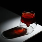 لیوان شیشه‌ای دو جداره بمبر A شکل - مشکی - Image 3