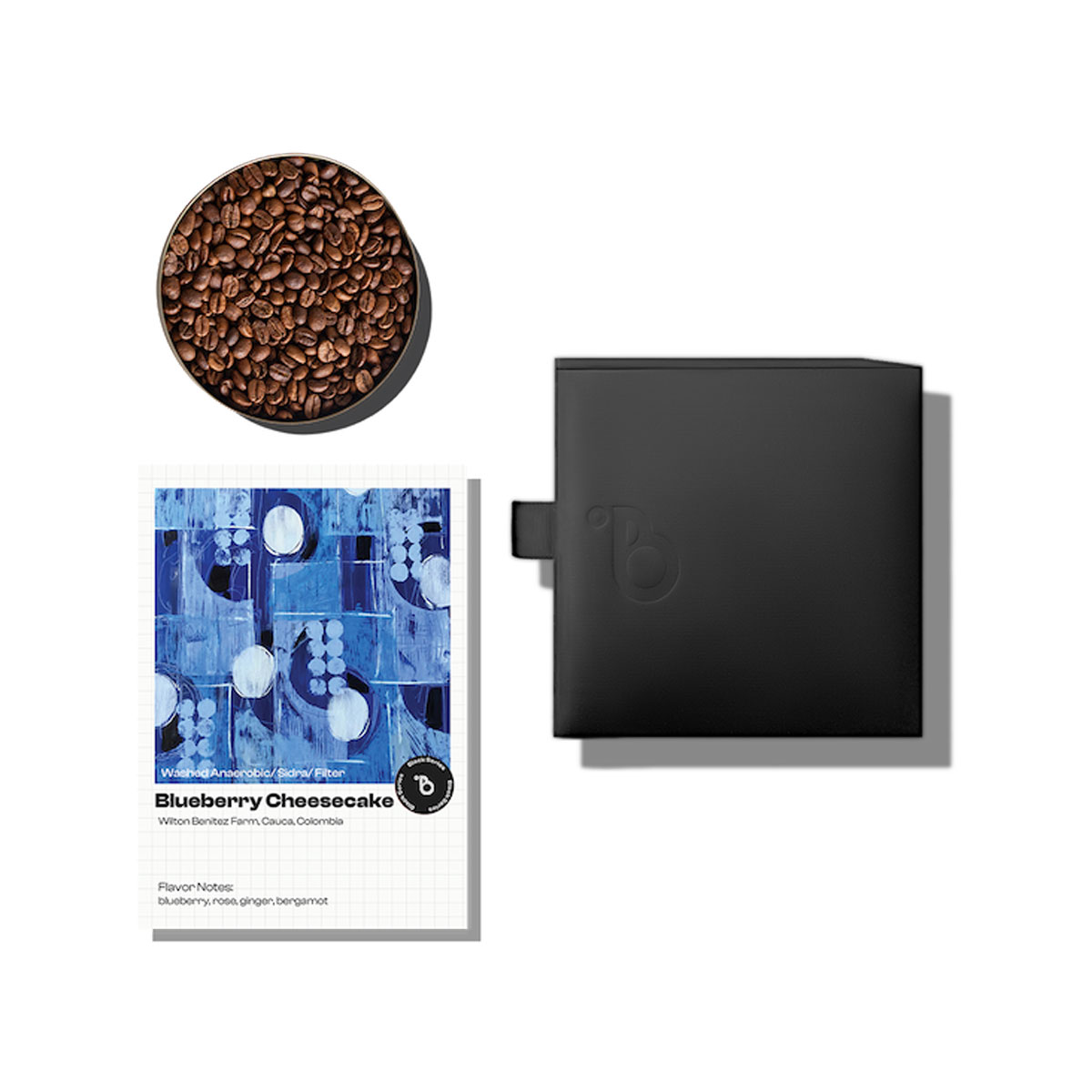 phee-blacksugar-blueberry-cheesecake-coffee-beans-02 دانه قهوه تخصصی کلمبیا بلوبری چیزکیک برشته کاری بلک شوگر - Image 1